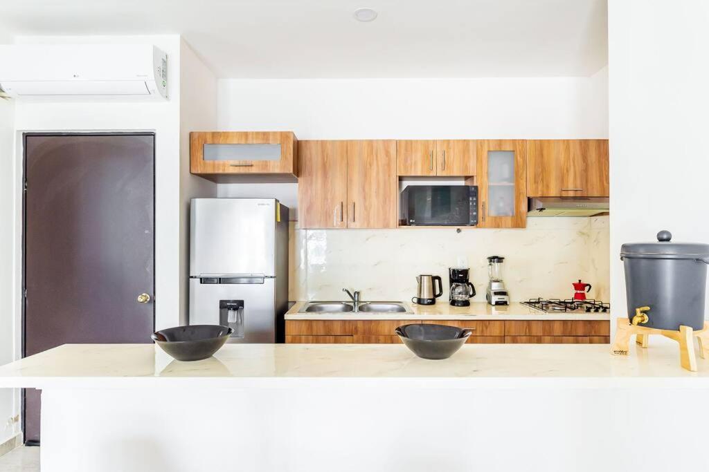 Lovely Cozy Apt W/Pool 2 Bedrooms. Great Location! Puerto Morelos Exterior foto